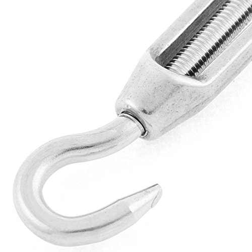 Tensor para cable Aexit acero inoxidable 304, tipo ojo gancho M4, pack 5 piezas miniatura 2