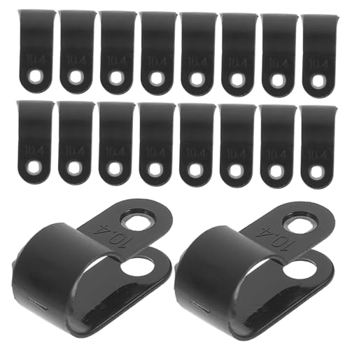 Tofficu 1000pcs Cable Clamp Wire Clips for Cord Management Easy to Install Lightweight Sturdy Safe Home Office