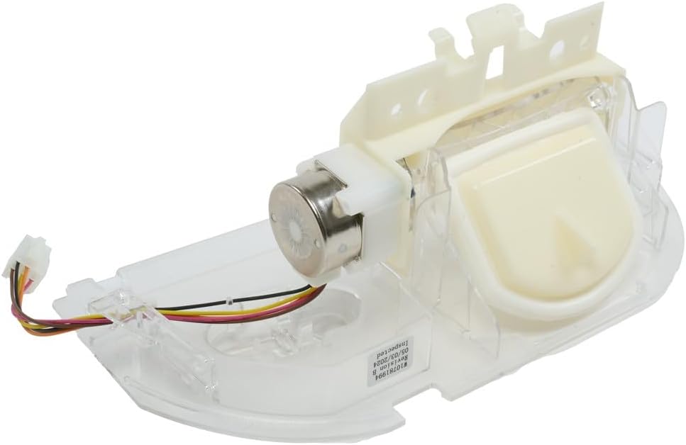 Whirlpool W11098702 OEM Refrigerator Dispenser Ice Chute Door Motor, White
