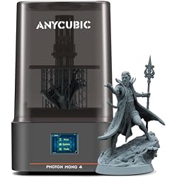 ANYCUBIC 10K Resin 3D Printer, Photon Mono 4 | LCD 3D Printer with 7-inch Mono Screen, Upgraded LighTurbo Matrix & Printing Platform, Printing Size of 6.04''x3.42''x6.49''