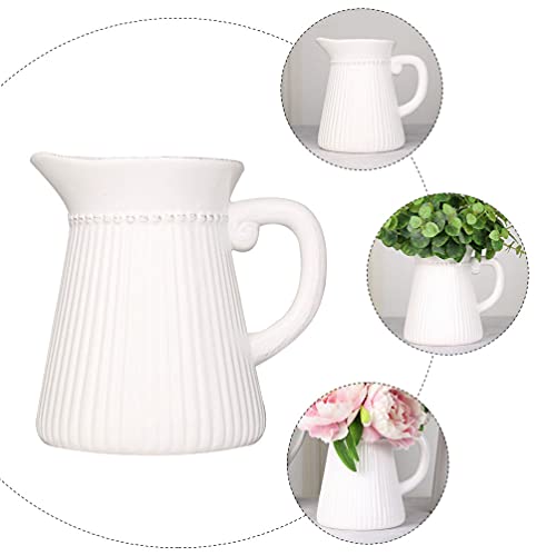 Amosfun 03815PD26J9U Ceramic Pitcher Vase Flower Pot thumb #3