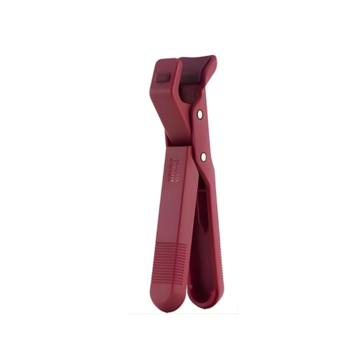 Kuhn Rikon Cool Gripper Handle with Lock, Heat Resistant Silicone Kitchen Tongs for Lifting Hot Dishes, Casseroles, Bakeware and Pizza Pans, Secure Grip, Dishwasher Safe, Red