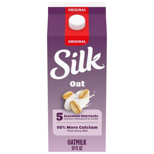 Silk Plant Based Oat Milk, Original, 59 fl oz