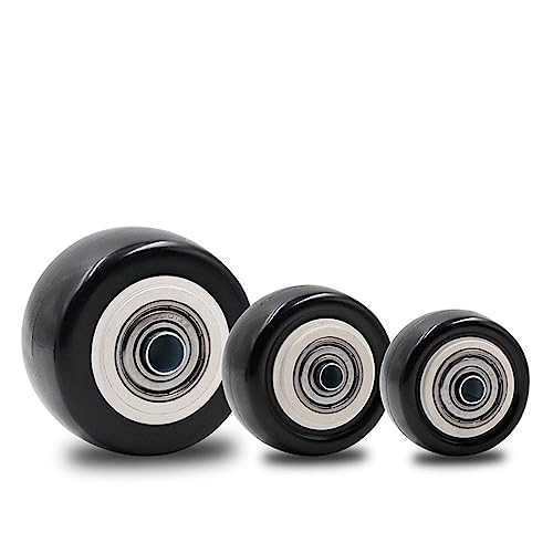 Roue en caoutchouc noir 2.5 pouces pour déplacer facilement vos meubles de salon