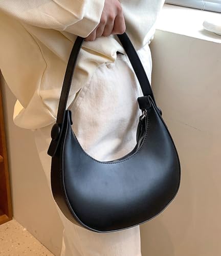 Women's Shoulder Bag Casual Handbag Underarm Fashion Purse Small Crescent Satchels Ladies 20243