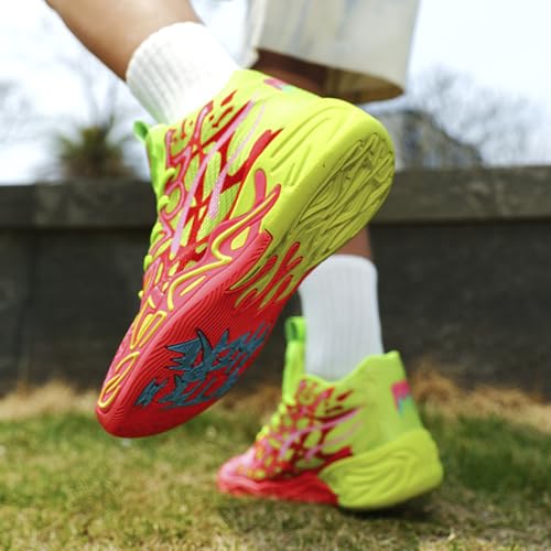 WOWEI Zapatillas de Baloncesto para Hombre Antideslizantes Zapatos de Baloncesto Ligeras Transpirables Masculinos Aire Libre Deportivas Hombre Zapatillas Gimnasio (Bask-12, 40EU) - imagen 6