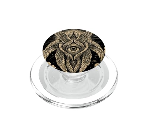 PopSockets Séraphin Obscur PopGrip pour MagSafe Ange Biblique