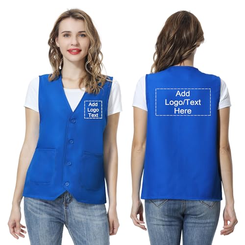 TopTie Custom Work Vest Personalized Volunteer Activity