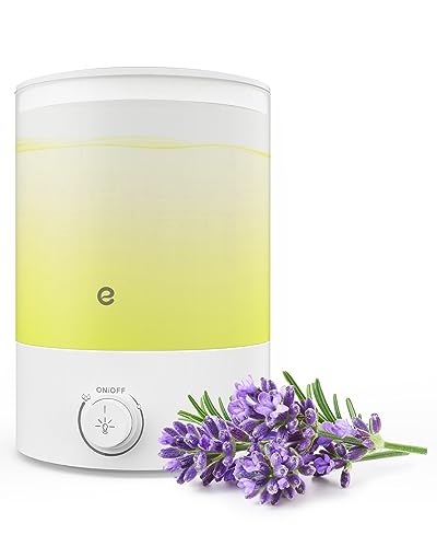 Esemoil Cool Mist Luftbefeuchter für Schlafzimmer, Luftbefeuchter für Babys, mit Top- Füllung, 8 Farben, Diffusor für ätherisches Öl, für Zuhause, Baby, Kinderzimmer und Pflanzen