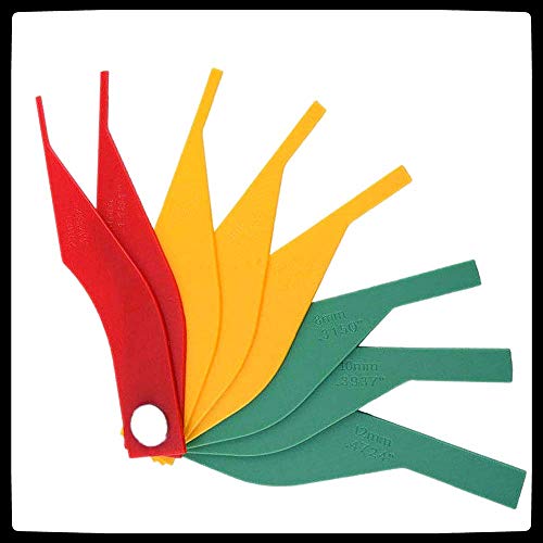 2PCS Brake Pad Thickness Measuring Ruler Brake Pad Thickness Gauge Measuring Ruler 6 2PCS Brake Pad Thickness Measuring Ruler Brake Pad Thickness Gauge Measuring Ruler - Image 6