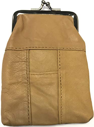 Eclipse Brown Full Lamb Skin Cigarette Case Pouch, Coin Purse, Lighter Holder, 100s, 3202S