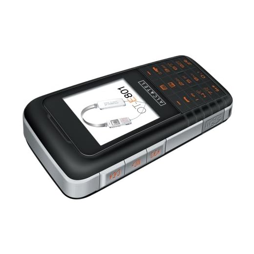 Alcatel OT-E801c - Teléfono Móvil Libre - Negro