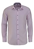 Eterna Langarm Hemd Modern Fit Twill Strukturiert, Gr.-W42, Rose