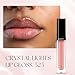 GA-DE Crystal Lights Lip Gloss, 525 - Enriched with Light-Reflecting Crystal Pearls - Smooth Silky, Rich Color - Moisturizes and Adds Shine - 0.2 oz
