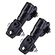 LICHENGTAI 2 Stück Motorrad Nebelscheinwerfer für BMW R1200GS F850GS, 40W 4000LM LED-Nebelscheinwerfer +Schutzgitter Kabelbaum, Zusatzscheinwerfer Motorrad Nebelleuchte LED Fernlicht