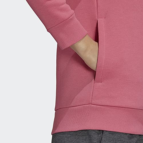 adidas Women's Standard Essentials Hoodie, Rose Tone/White, X-Small