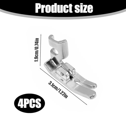 4-Pack Prensatelas para Puntada Recta 10mm Bajo Lanza miniatura 2