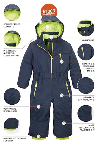 Foto von killtec Kinder Mädchen Skioverall/Schneehose mit Kapuze KW 102 MNS ONPC, dunkelnavy, 98/104, 37573-000