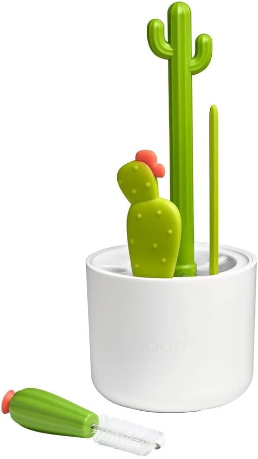 Boon Cacti Nettoyage Biberons: Set 4 Goupillons Durable et Non Toxique - Image détaillée