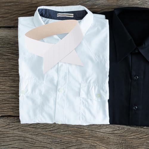 Varillas de papel para camisas de hombre Artibetter pack de 100 soportes flexibles de color claro 4