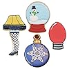 Ann Clark Cookie Cutters 4-Pc. Set (Snow Globe, Ornament, Light Bulb, Leg Lamp) Made in USA #1