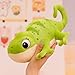 OUKEYI 11.8 Inch/30cm Lizard Plush Pillow, Cute Chameleon Plush Doll, Kawaii Stuffed Animal Lizard Plush Toy Hugging Pillow,Cute Sofa Room Decoration, Gifts for Kids Boys Girls (Green)