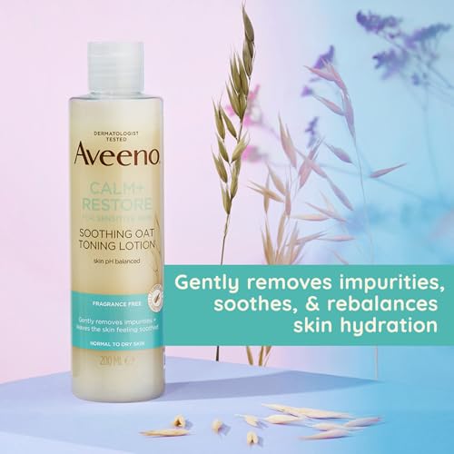 Aveeno Viso Calm + Restore Lenitivo Tonico 200ml Trasparente