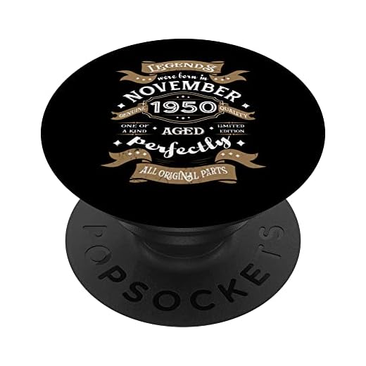 Leyendas nacieron en noviembre de 1950 regalo de cumpleaños PopSockets PopGrip Intercambiable