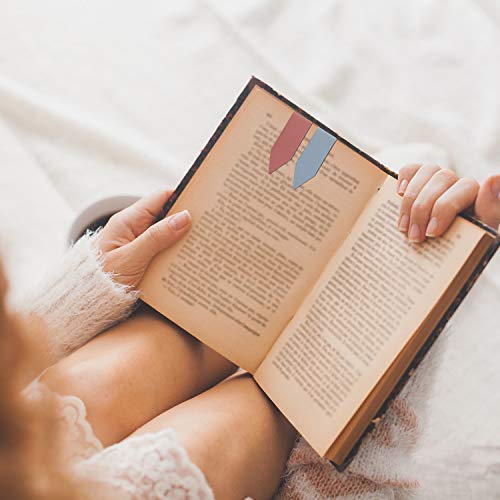 96 Pieces Arrow Shaped Magnetic Bookmark Colorful Magnet Page Markers Magnetic Page Clips For Students Teachers School Home Office Reading Supplies (Soft Color Set) #TOP5