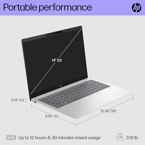 Image of HP Pavilion Plus 14-in Laptop Computer - 14-ew1010nr (EVO) Ultra 5-125H 16GB 512GB SSD ARC