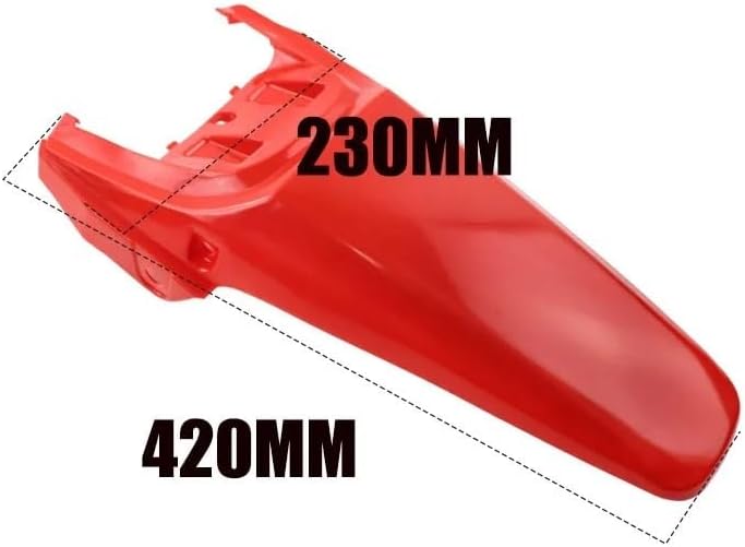 Motorcycle Mudguard CRF 70 Plastic Rear Mudguard Mudguard Mud Guard Fairing Kit for CRF70 XR Dirt Pit Bike Modified Parts Motorcycle Fairing