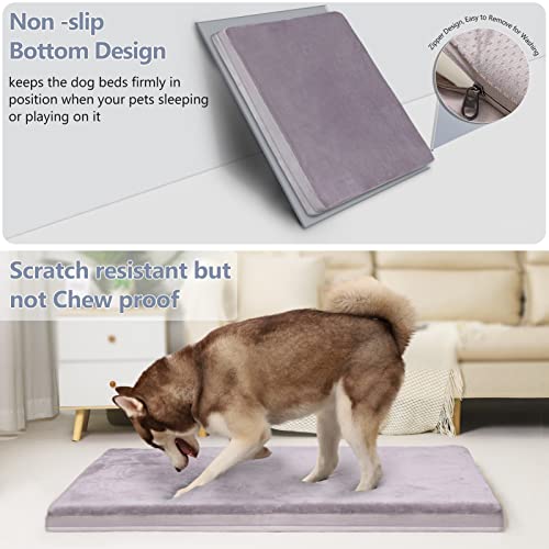 Dog Beds For Extra Large Dogs Orthopedic Jumbo Dog Bed Pet Bed Mat 47 Inch Joint Relief Pets Sleeping Mattress, Non Slip Removable Washable Cover #TOP3