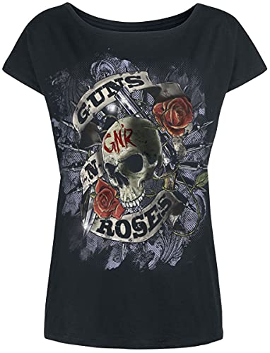 Guns N' Roses Firepower Mujer Camiseta Negro S 100% algodón (orgánico) Ancho