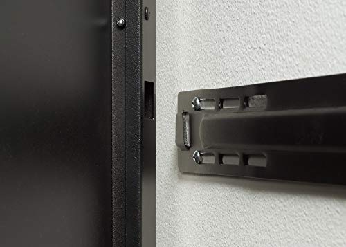 Trinity Garage Storage Cabinet, 22 Gauge Steel, Wall-Mount, Adjustable Shelf And Reversible Door For Tools, Cleaning Supplies, And More, Black, 24 Inch #TOP4