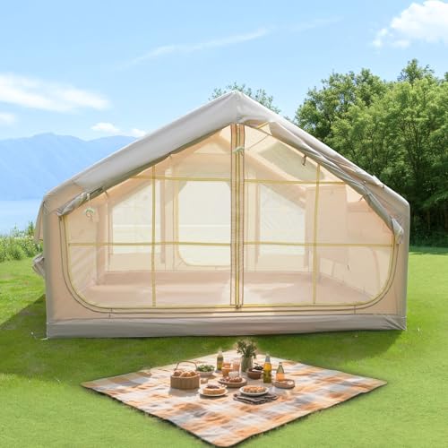 Carpa inflable para camping 4 estaciones 6 personas miniatura 1