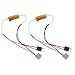 SANON Decodificador de Faros, 2 Piezas LED Faros antiniebla Lámpara Resistencia de...