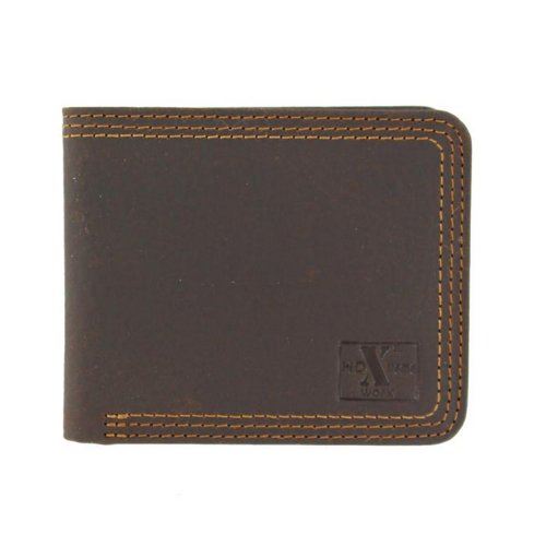 Nocona Men's HDX Bifold Triple Heavy Duty Stitching Wallet, Brown, OS