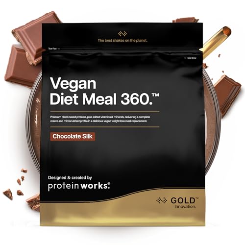 Frullato Sostitutivo Dei Pasti Dietetico Vegano di THE PROTEIN WORKS | 100% A Base Vegetale | Vitamine E Minerali Essenziali | Economico, Salutare E Rapido | Cioccolato Morbido | 1kg
