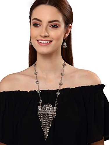 Stylish Traditional Oxidised Necklace Set