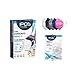 Produktbild IPOS FFP2 Maske XS Extra Small Mix Color CE Zertifiziert - 10 Stück, Einzelverpackung in PE-Beutel, Weiss / Schwarz / Blau /Grau / Pink Faltbare Atemschutzmaske
