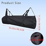 Hanging Car Trunk Organizer,Large Capacity Backseat Storage Bag,Black - Image 2