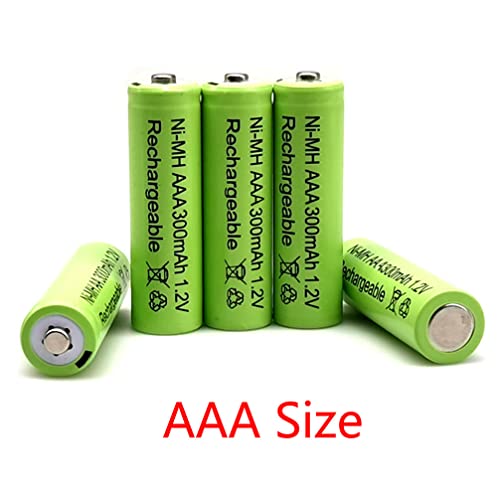 Fulin 12 Packs 1.2V Aaa 300Mah Ni-Mh Rechargeable Batteries For Solar Lights (Aaa Size) #TOP2