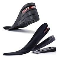 Palmilha Elevadora para Aumentar a Altura em até 7cm Inteira - Ideal para Ficar Mais Alto - Salto Interno Ajustável e Recortável (Único, unidade, 1)