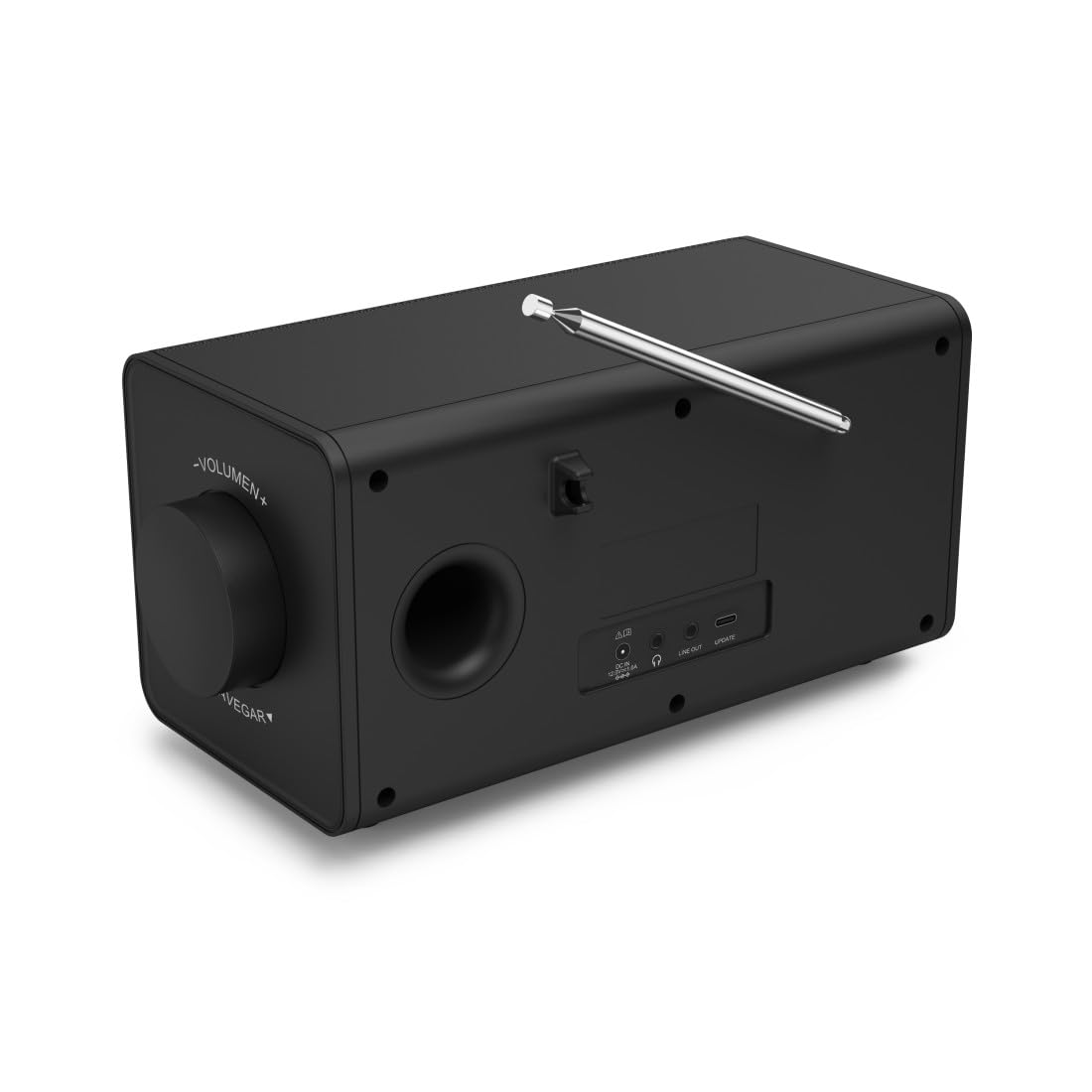 Hama | Digitales DAB/DAB+ und FM Radio mit Bluetooth. (Tischradio mit Farbdisplay, kabelloser Lautsprecher für Musik, Radiowecker mit 30 Voreinstellungen) Schwarz.