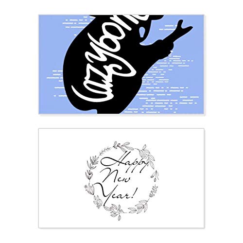 Tarjeta conmemorativa de Año Nuevo para enviar tus bendiciones de amor
