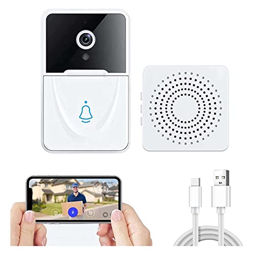 Niblido Intellibell Doorbell, Intellibell Video Doorbell, Intellibell Doorbell Camera Wireless,AI Smart Human Detection/HD Camera,Wireless Doorbells for Home, Intellibell anti-theft Doorbell Wireless
