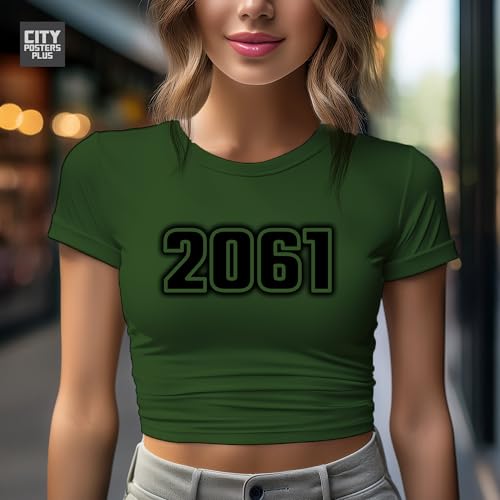 Crop top vert olive 2061 pour femmes stylées - 3