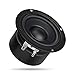 DROK 4 Inches 4 Ohm Audio Speakers, 40W Anti-Magnetic Car Stereo Speakers, 87dB Thumping Bass Loudspeaker Woofer for 2.0 2.1 Home Stereo DIY