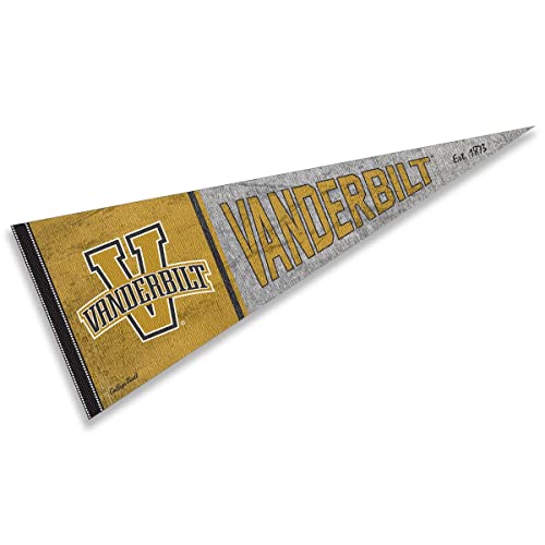 Vanderbilt Commodores Pennant Throwback Vintage Banner