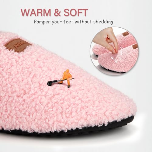 Image of ATHMILE House Slippers for Women Men Indoor Barefoot House Shoes Soft Socks | Furry Slip on Cozy Comfy Flexible Machine Washable Home Bedroom Travel Hospital Yoga Gifts for Mom Grandma
